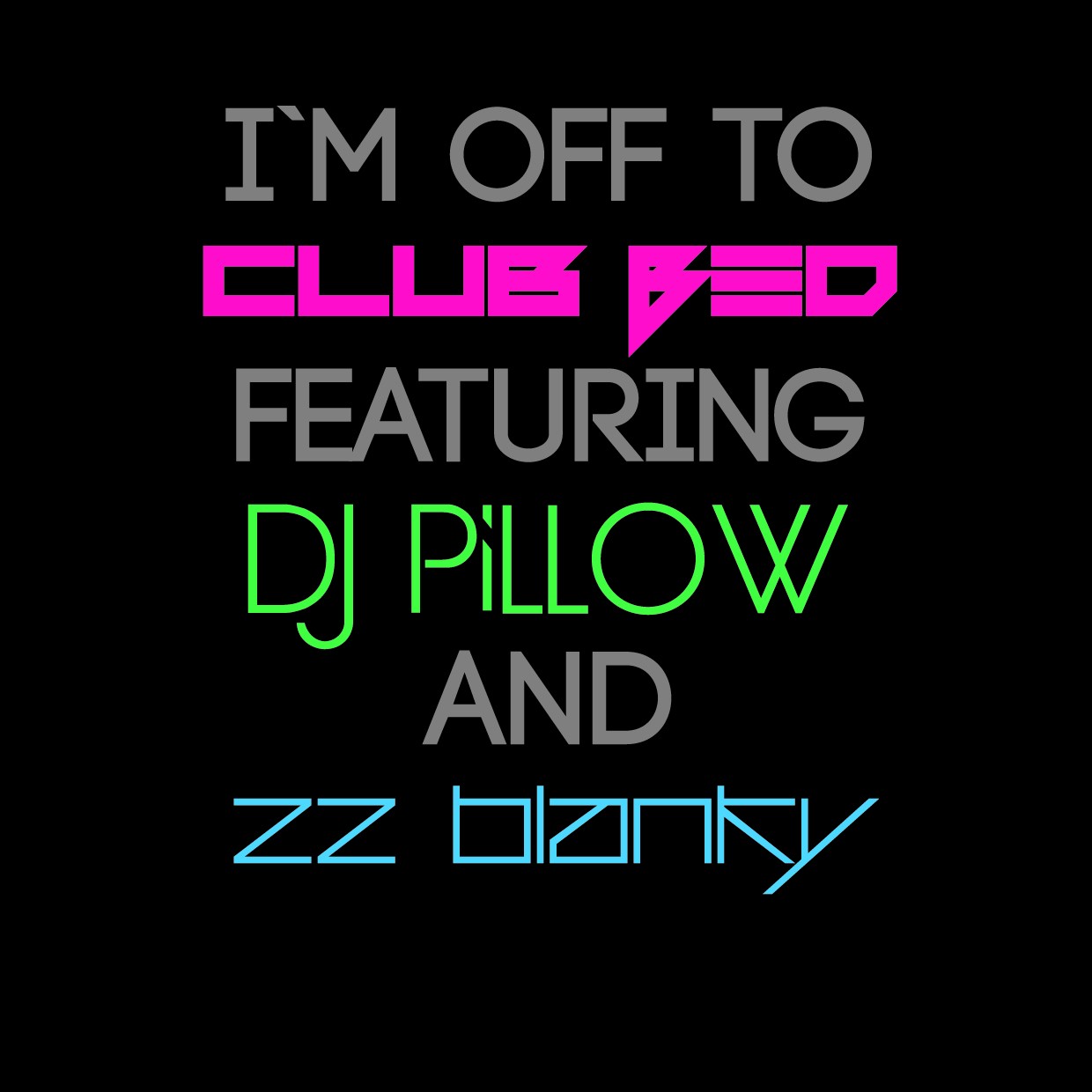 Club Bed and DJ Pillow